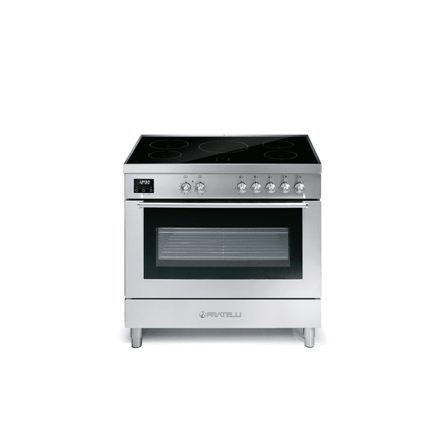 Fratelli Milano Inductiefornuis 89 5cm N Oven 8211 Rvs