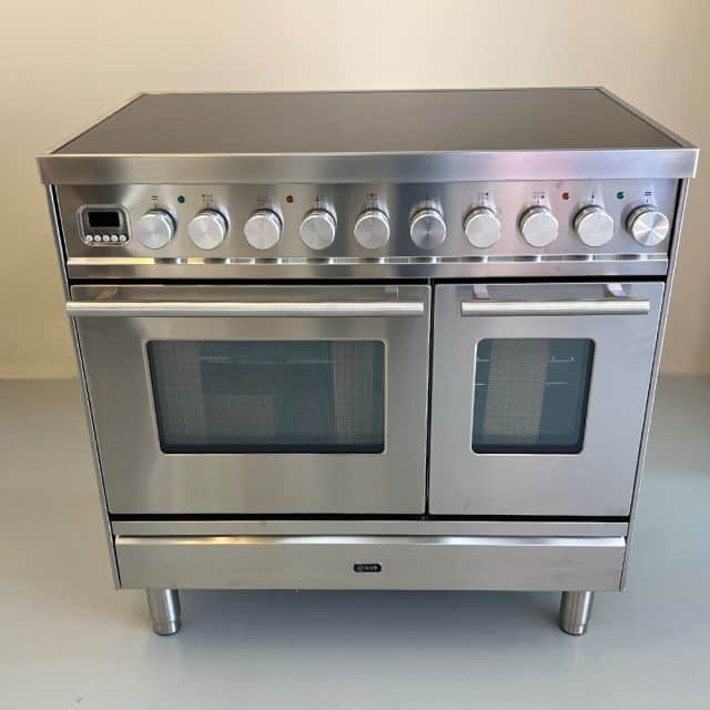 Showroom Deal 8211 Inductiefornuis 90cm Dubbele Oven 8211 Ilve Professional Plus