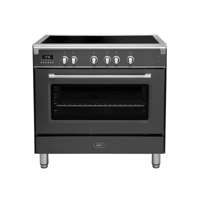 Boretti Toscana 90cm Inductiefornuis Enkele Oven 4 Inductiezones