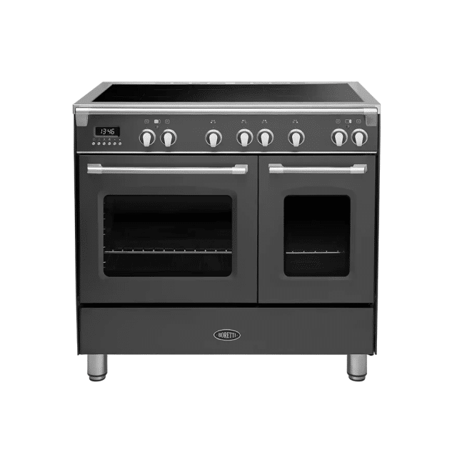 Boretti Toscana 90cm Inductiefornuis Dubbele Oven 4 Inductiezones