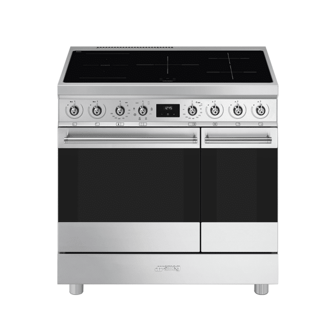 Smeg Classici Sinfonia Inductiefornuis 90cm 2 Ovens