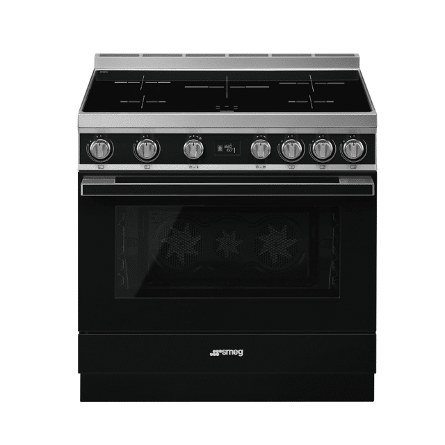 Smeg Portofino Inductiefornuis 90cm 1 Oven Pyro